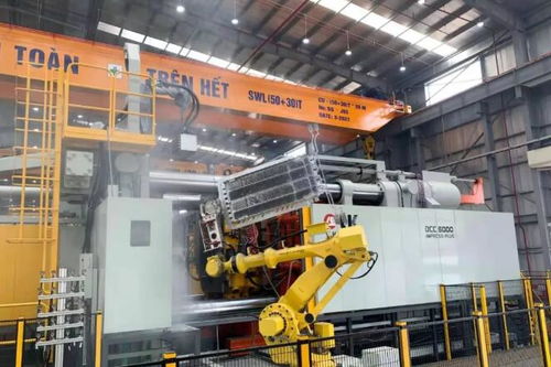 力劲6000吨智能压铸单元在韩国glovitech越南工厂正式上线生产